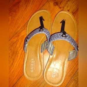 Guess Los Angeles Grey Women's Sandals Size 11